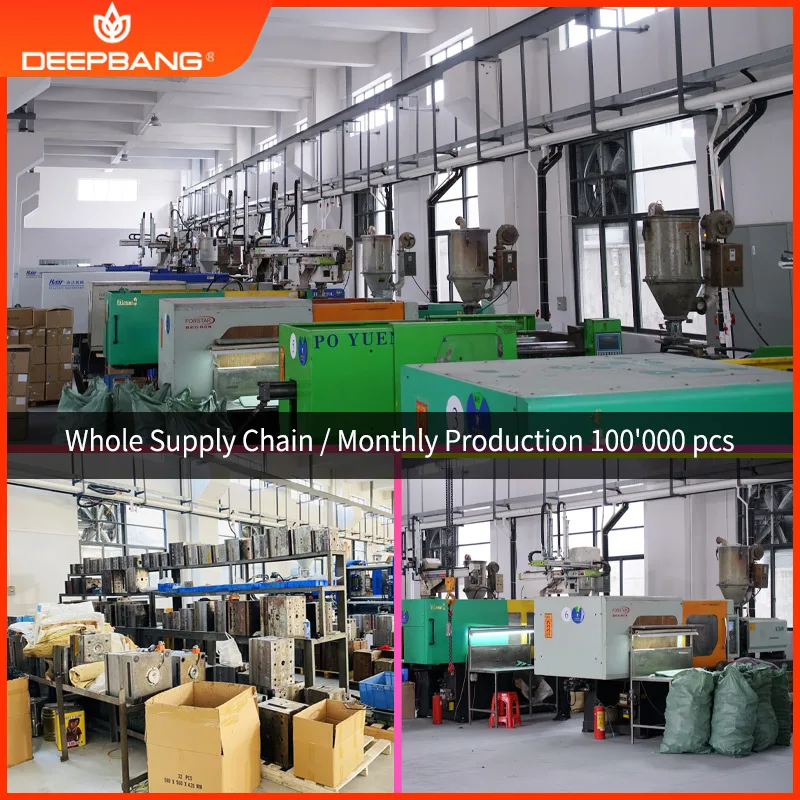 DEEPBANG комнатный офисный круглый гидропонный прозрачный горшок самополивающийся пластиковый цветочный