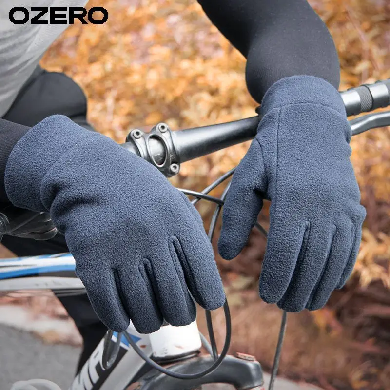 OZERO легкие велосипедные улучшенные фрикционные Полиэстеровые сенсорные недорогие зимние перчатки Patagonia