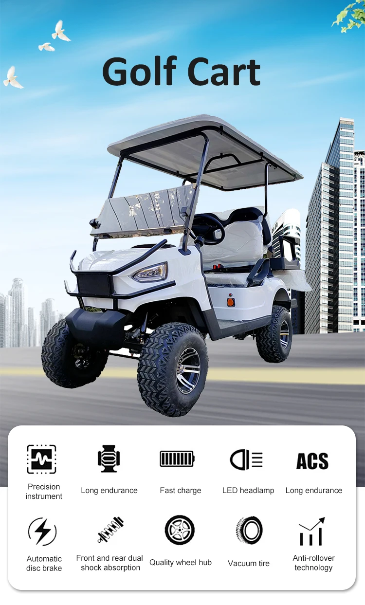 4 Seater Electric Utility Vehicle With Luggage box