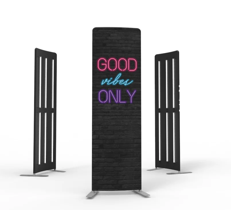 Custom LED Slow Motion 360 Video 3 Panel Backdrop