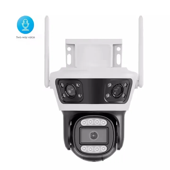 6mp Triple Lens 3 Screen Ipc360 WiFi Security Camera Outdoor Two-Way ...