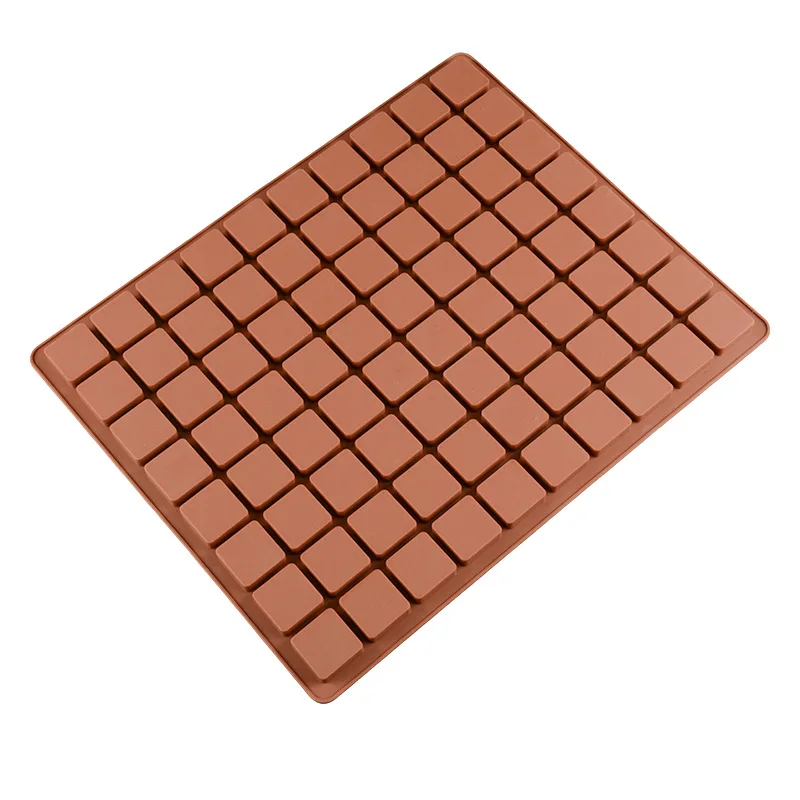 2 PCS 126 Cavity Square Silicone Mold Mini Candy Molds for Chocolate Gummy  Ice