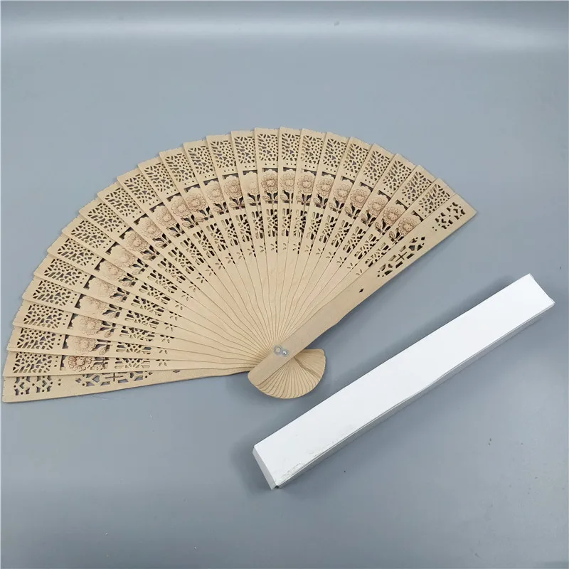 Special Hot Selling Popular Wooden Folding Hand Fans Personalized Chinese Carved Folding Wood Hand Fan