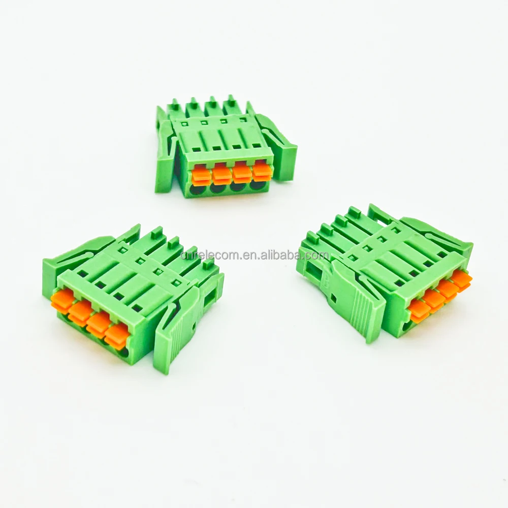 Male And Female Pcb Terminal Blocks With Buckle 15edgkng 3.5mm Pitch