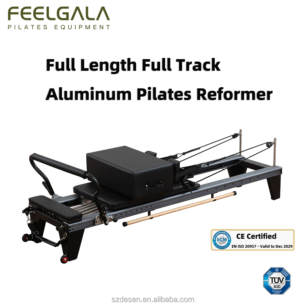 Heavy Duty Aluminum Alloy Pilates Reformer Bed with Full Accessory Kit for product detail 2