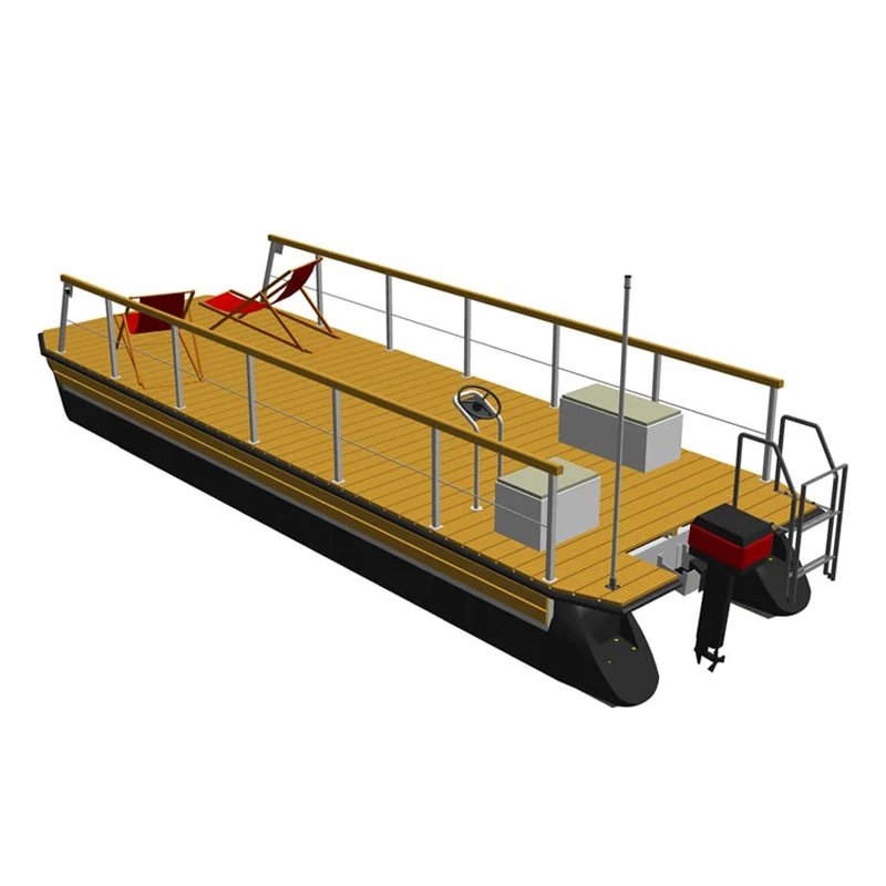 Work Platform Houseboat Pontoon Floating Boat Floating Platform Floats