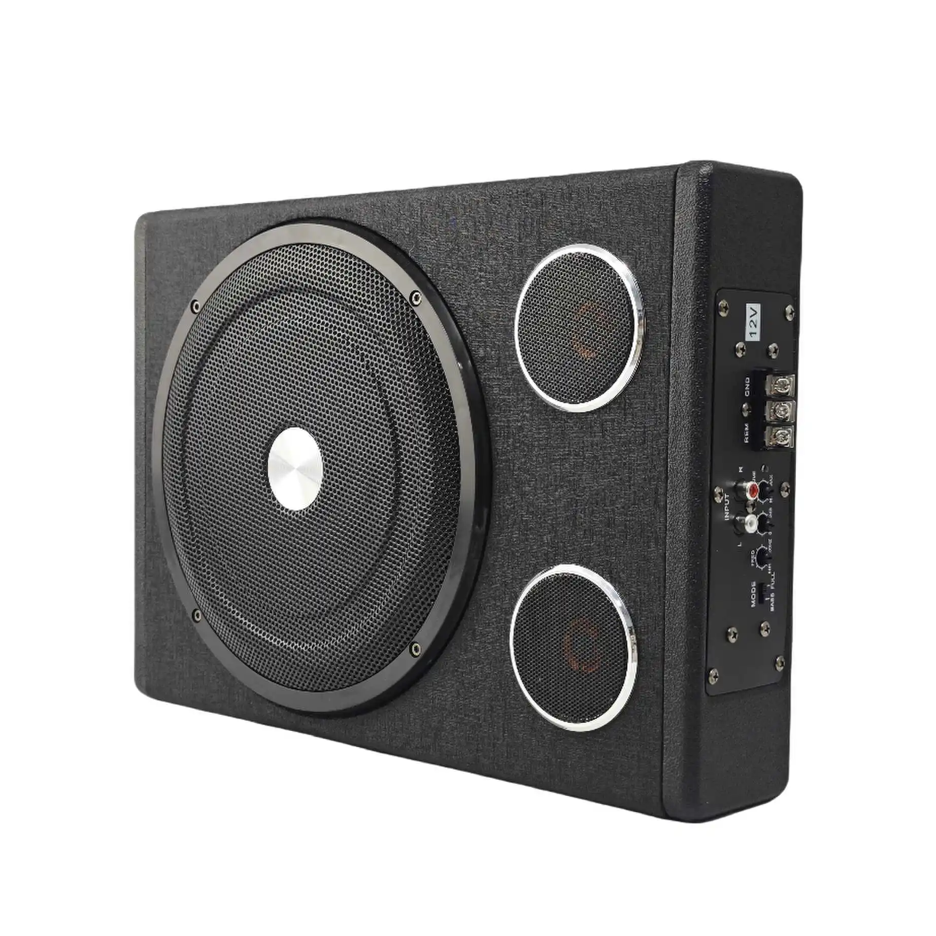 OEM 8/10 Inch Leather Single Voice Coil 1500w Max Car Subwoofer