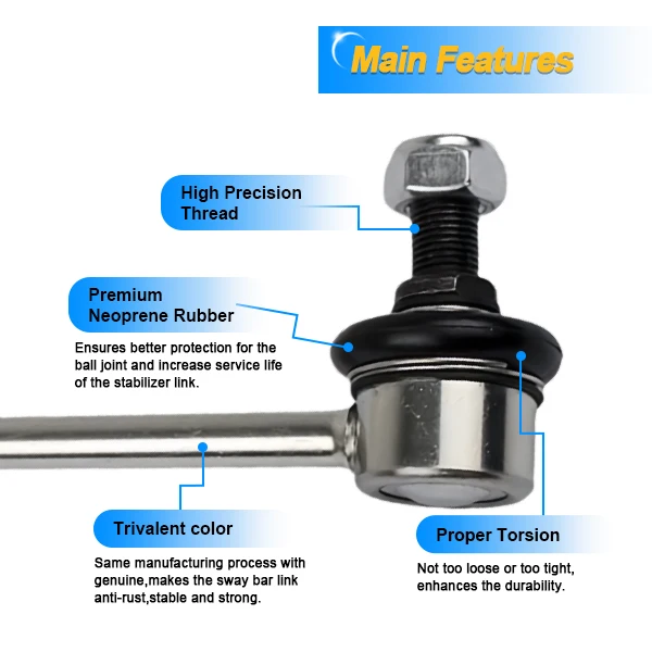 Auto Suspension System Stabilizer Link 48830-33010 48830-06020