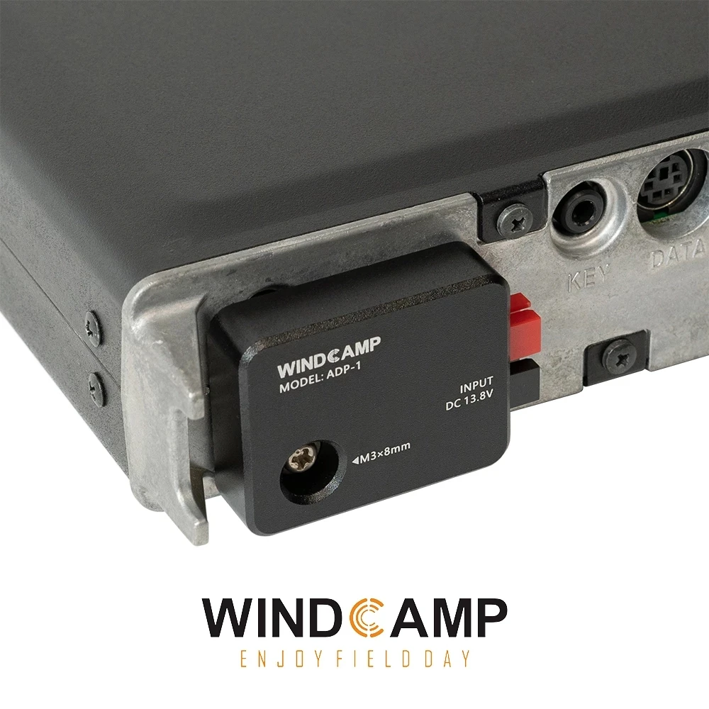 YAESU FT-817 FT-817ND FT-818 FT-818ND用DCプラグへのWINDCAMP