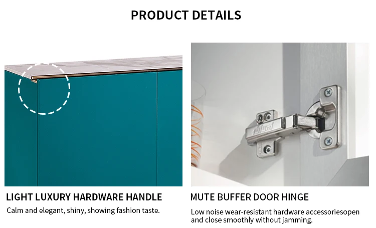 Allure High Quality New Model Smart Crockery Unit Wooden Sideboard  Buffet Cabinet Dining Room Wooden