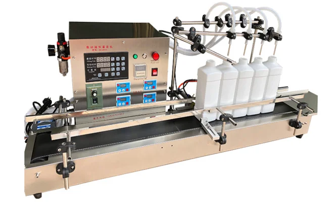 Автоматическая настольная машина для розлива жидкостей небольшого