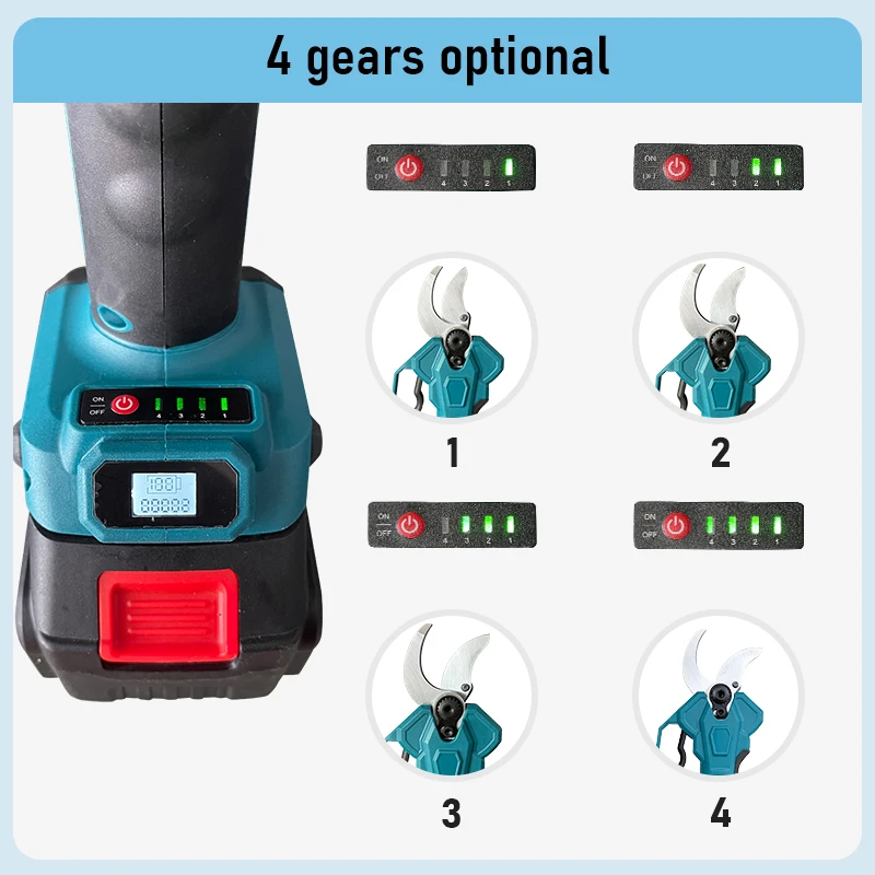 Professional Sk5 Tree Pruner Telescopic Garden Pole Cordless Rechargeable Lithium Battery Electric Pruning Shears