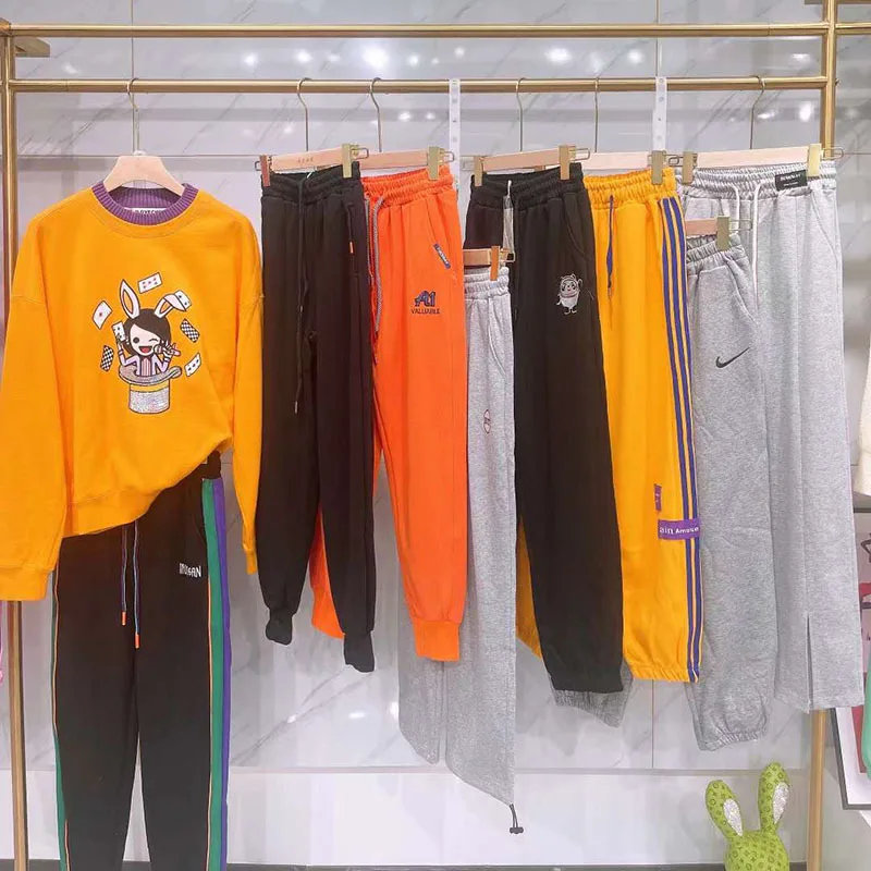 Stock Autumn 2022 New Streetwear Bodysuit Tracksuits Used Clothes