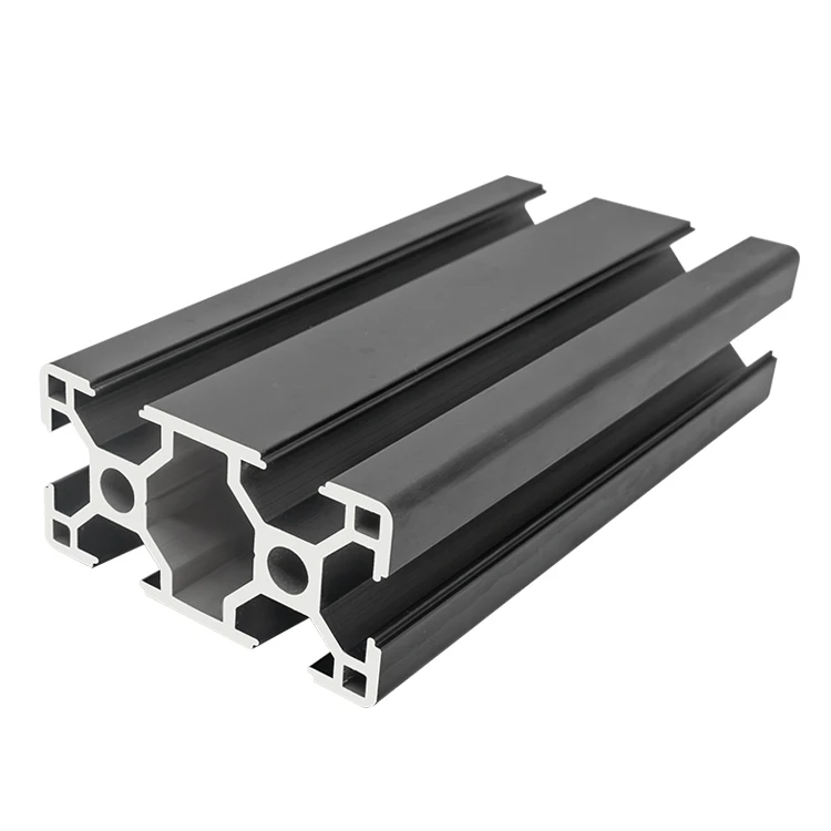 Industrial Extruded Aluminum Profiles 3060 Black Assembly Line 3060 Aluminum Alloy Profiles
