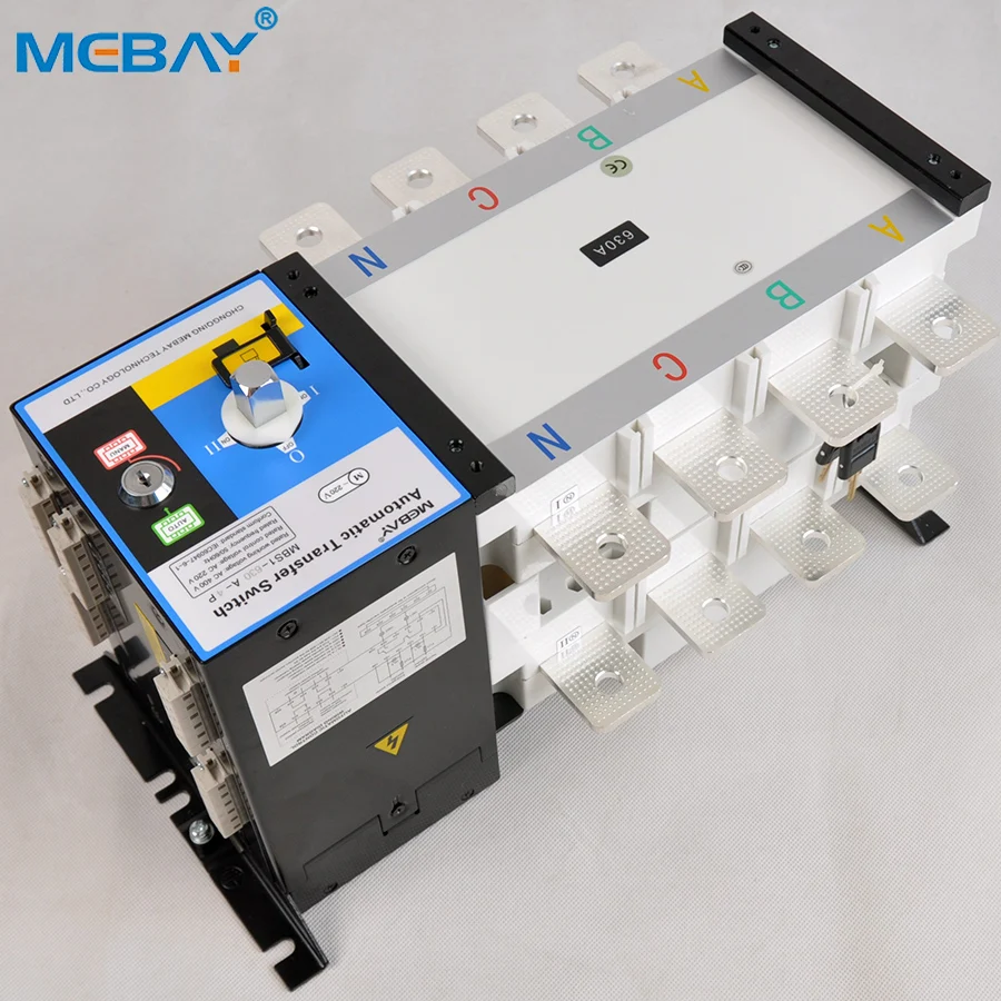 MEBAY 630A ATS Generator Controller Auto Change Over Switch  630A 4 Pole MBSI-630GA