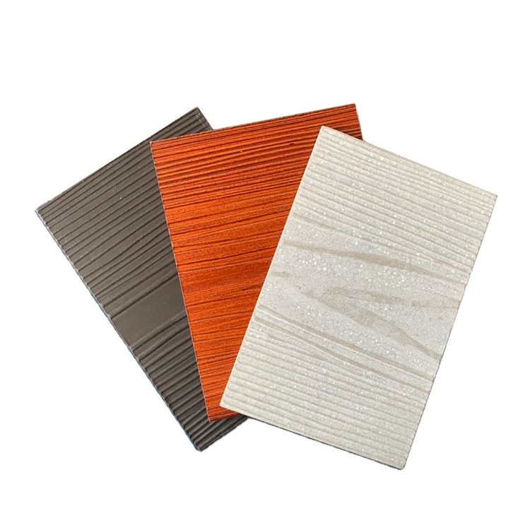 Waterproof Through Color Smooth Polish Finish Exterior Fiber Cement Board