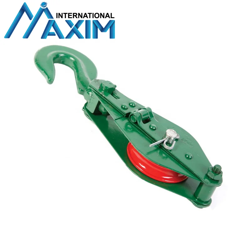 Wire Rope Lifting Snatch Block Multi Triple Sheave Pulley Block