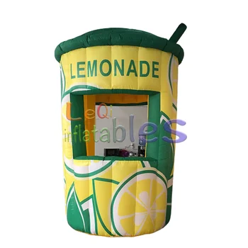 Hot Sale Commercial Inflatable Lemonade Concession Stand Inflatable Lemon Booth For Advertising Promotion