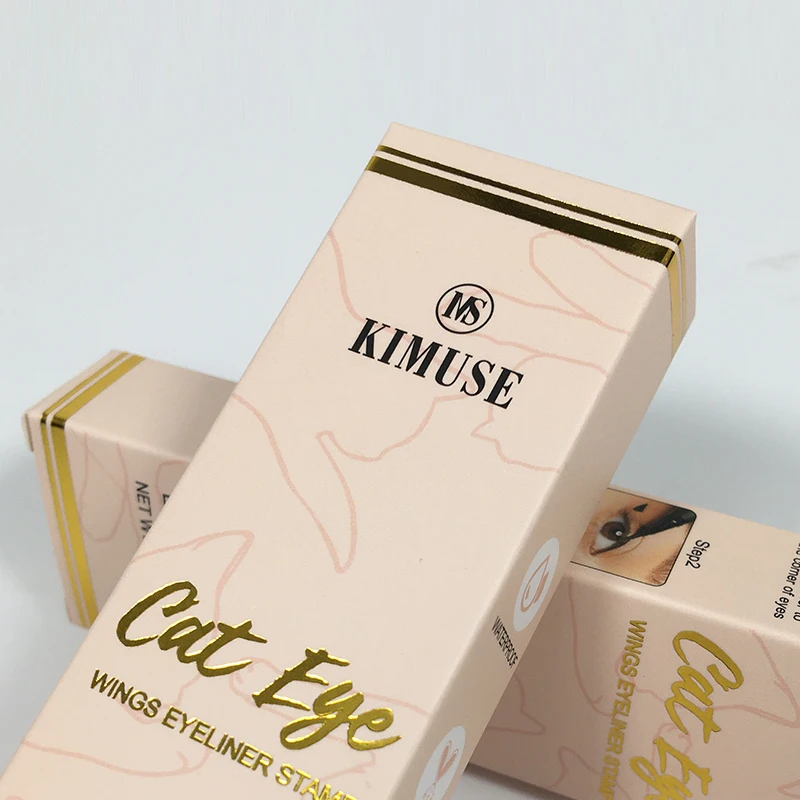 Custom Hot Stamping Gold Box Luxury Cosmetic Lotion Box with 4-color Printing and 350g Paperboard