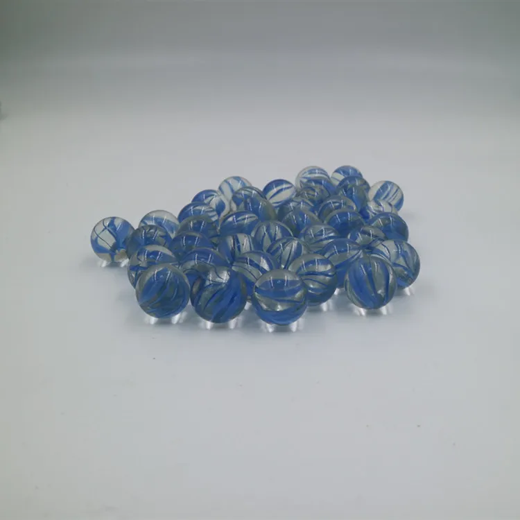 Высокое качество Цветные 16 мм круглые стеклянные шарики для детей