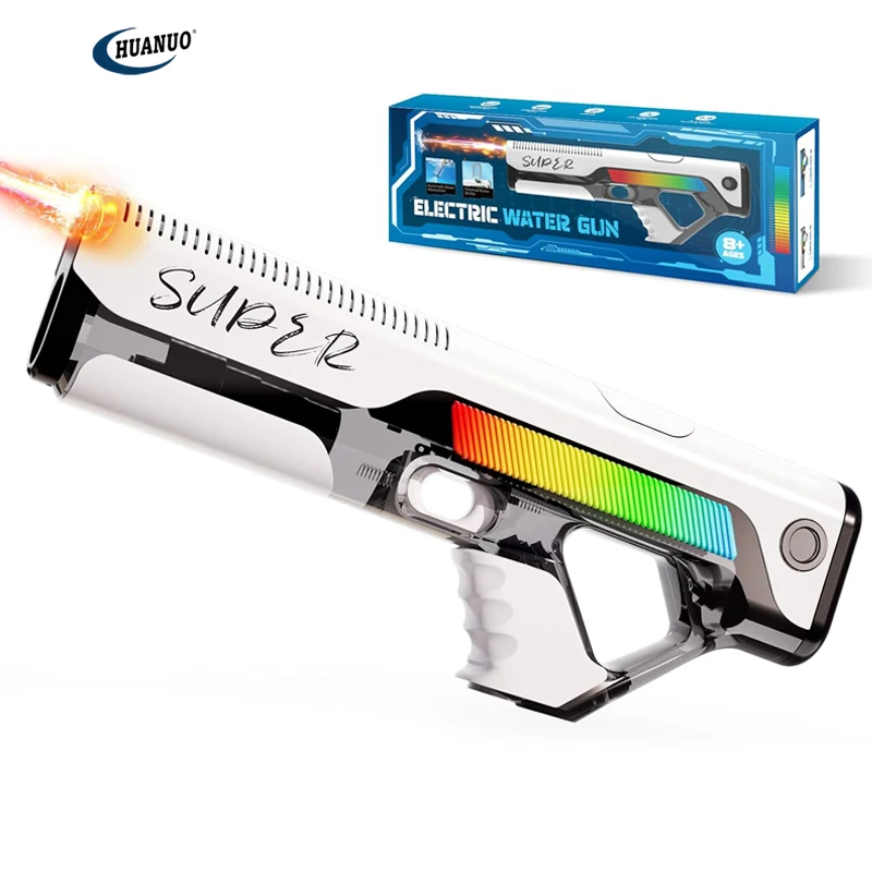 Skirfy Electric Water Gun, Automatic Suction Water Gun for Adults and Children, Battery Operated Water Gun with Automatic Shooting