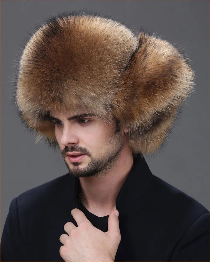 HEYANN Faux Fur Fuzzy Winter Trapper Ski Hat Jacht Cap voor Mannen Vrouwen met Oorkleppen Russische Ushanka Eskimo Aviator Sovjet Pilot Hoed Warm Waterdicht Winddicht, roze, S-M