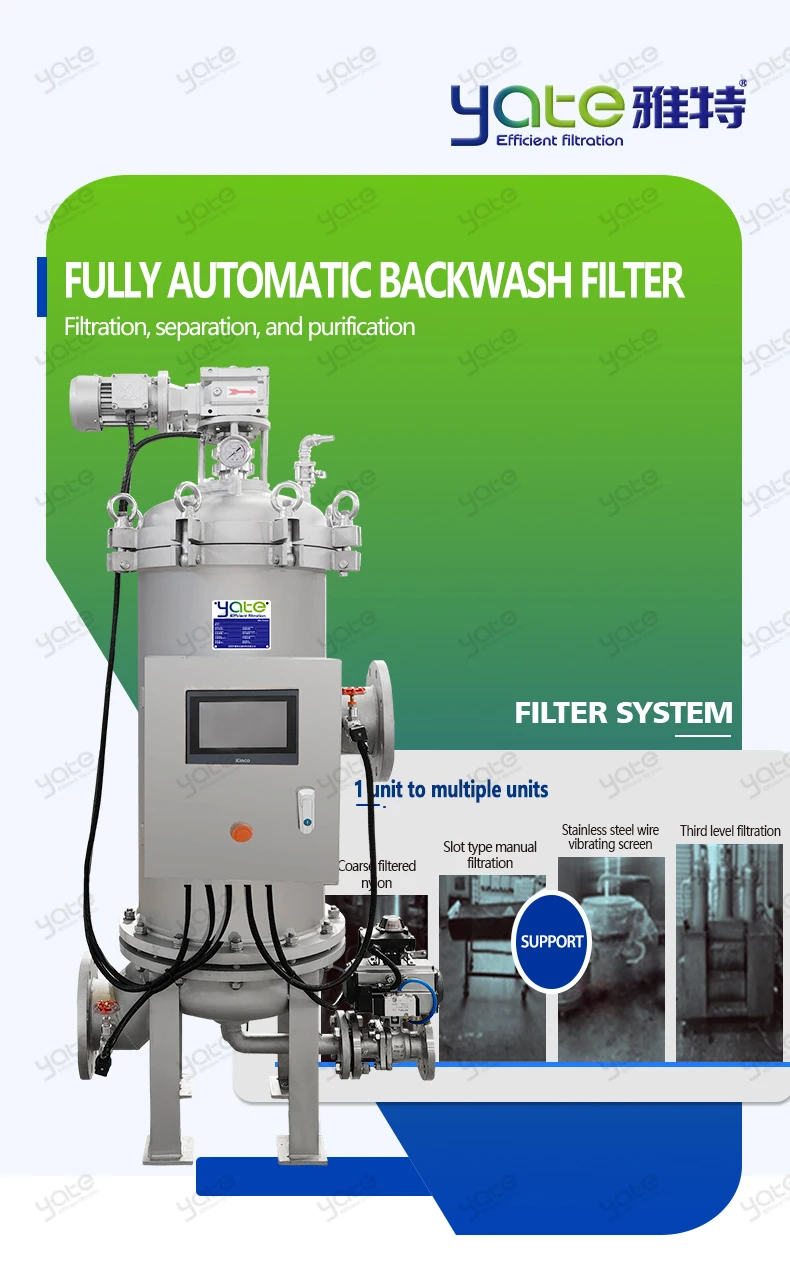 Fully Automatic Self Cleaning Filter with Stainless Steel 304 Construction and 380V Voltage for Water Treatment