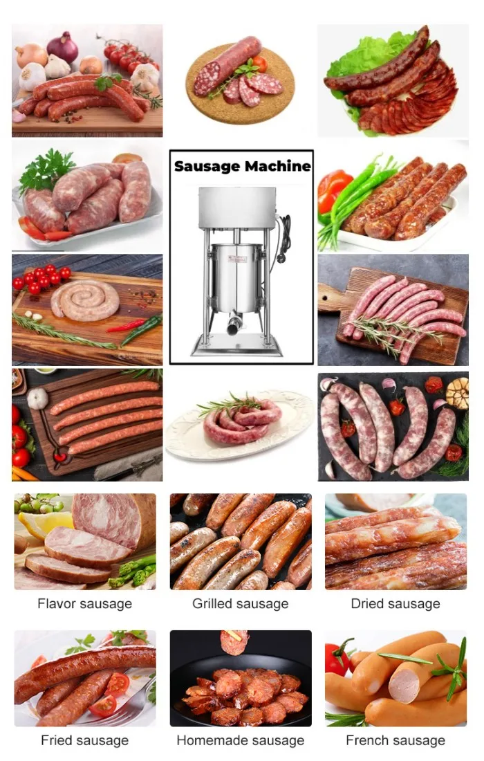 Semi Automatic Saucisson Sausage Making Machine Efficient & Easy Use