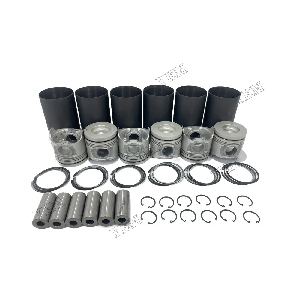 For Isuzu 6HK1 Cylinder Liner Kit Engine Parts Repair Replacement 5