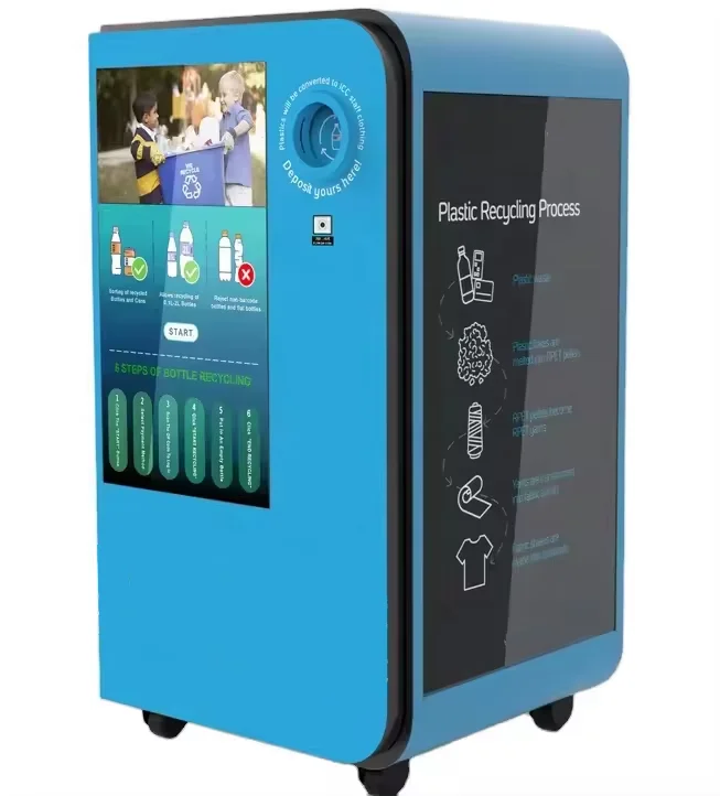 RVM -Reverse Vending Machine for Plastic Bottle and Aluminum Can Rewards  for Recycling Without Compactor, Scanner, Printer, AI