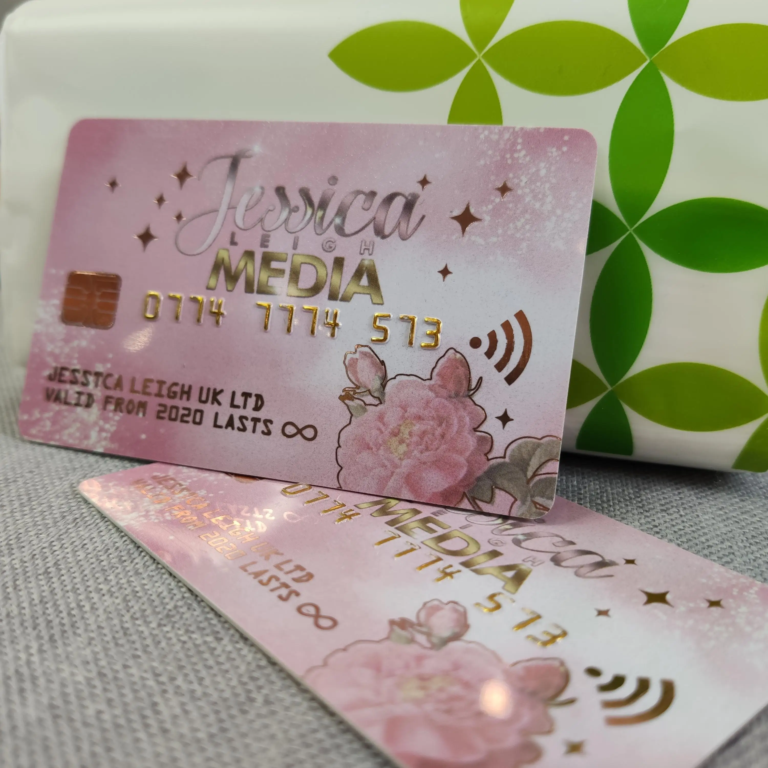 Latest Design Custom Plastic Credit Card Business Card Printing With Logo