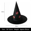 Oxford cloth pumpkin-printed hat