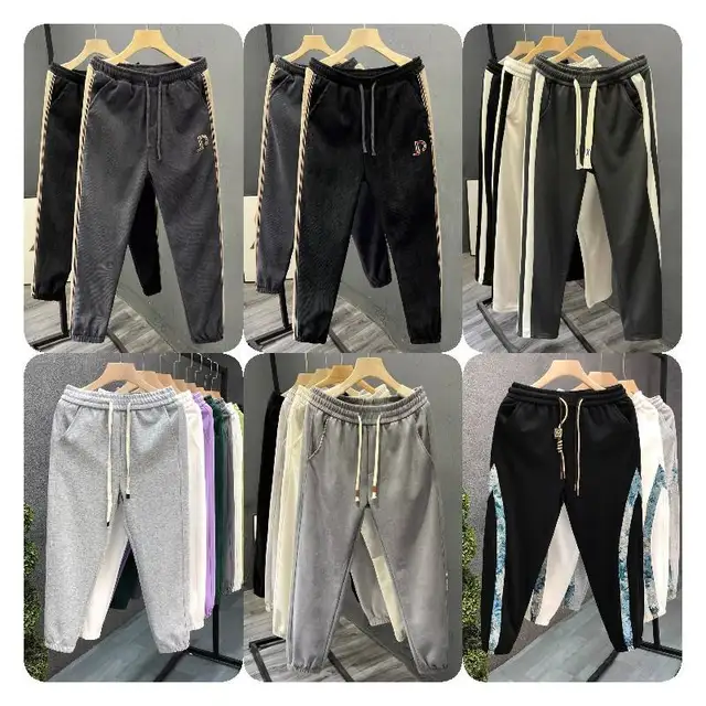 Mens Fashion Joggers Sports Pants Casual Cotton Cargo Pants Gym Sweatpants Trousers Mens Long Pant