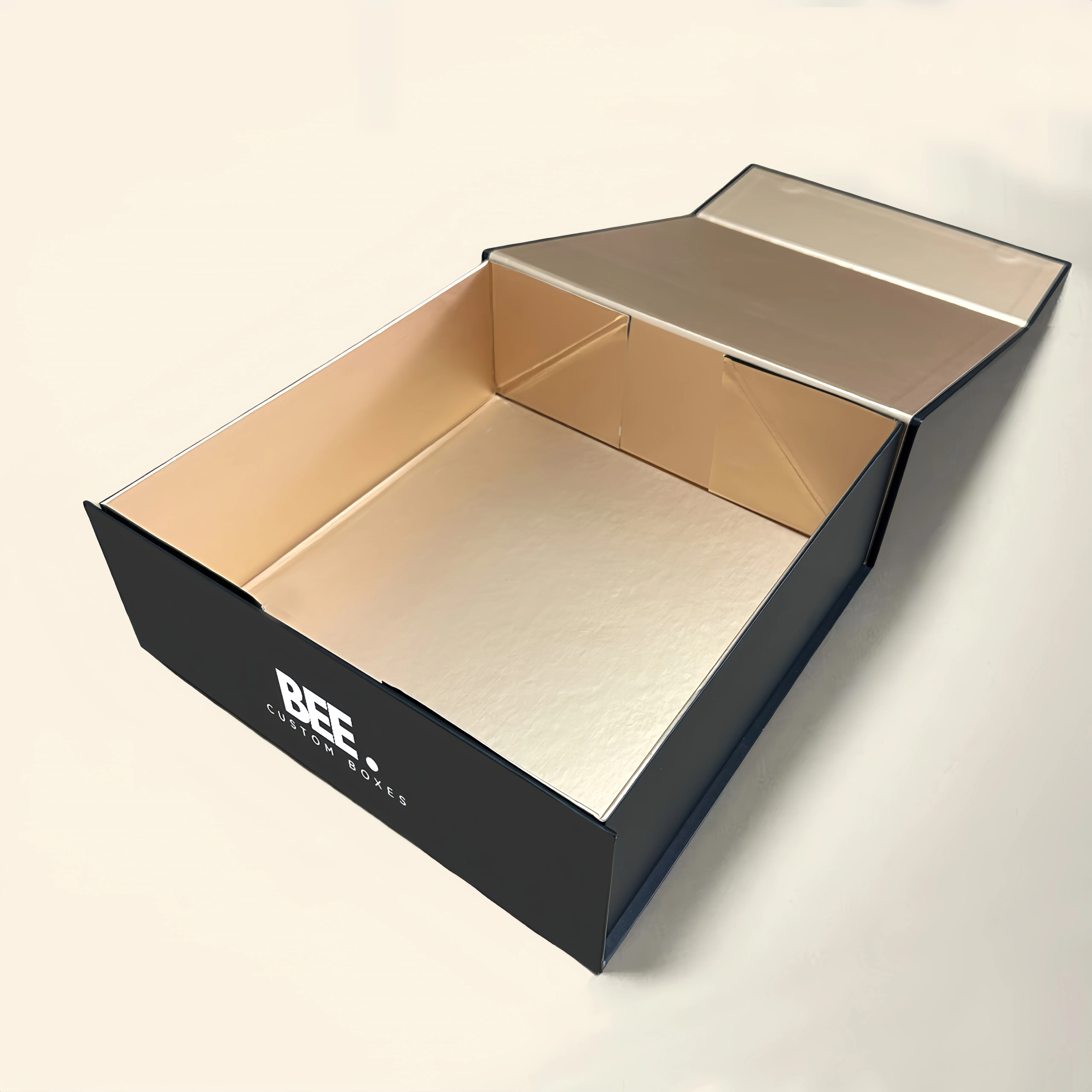 Custom Size Recyclable Cardboard Paper Hard Rigid Magnet Box Packaging ...