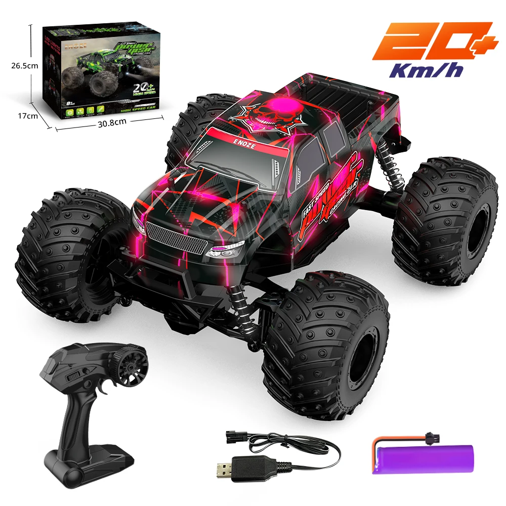 1:14 Scale Electric 20KM/H High Speed 4CH Off Road 4WD Rc Monster  Truck Race Vehicle Remote Control RC Car PVC Shell S626