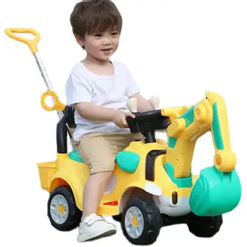 High Quality Factory Direct Sell Children  Electric excavator Excavator electric vehicle Car Baby Ride On small Car