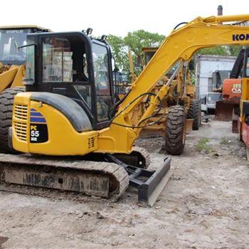 Second Hand Low Price Mini Excavators Komatsu PC55 Used Exacvator