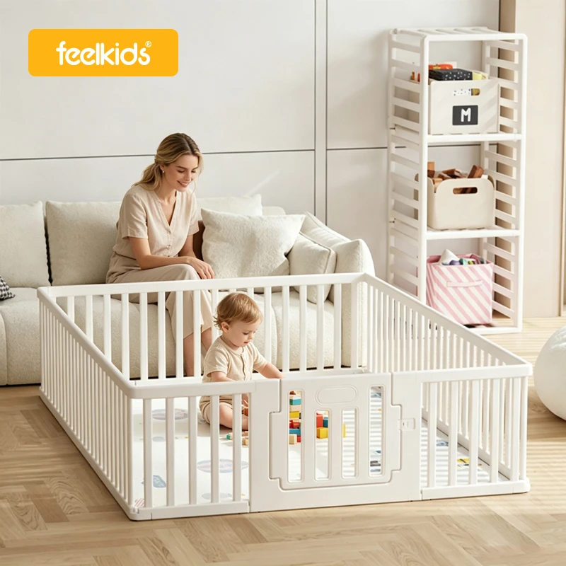 15 Years Factory Wholesale CE HDPE Baby Playpen Kids Indoor Safety Play Yard Fence Toddler Activity Center for Nursery and Home
