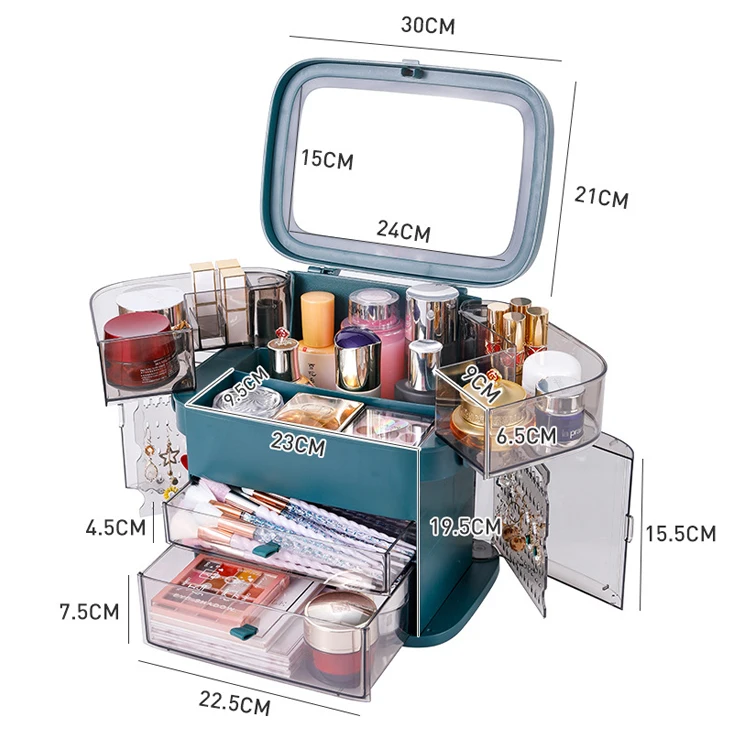 Hot Selling Multifunction Luxury Makeup Organizer Skin Care Make Up