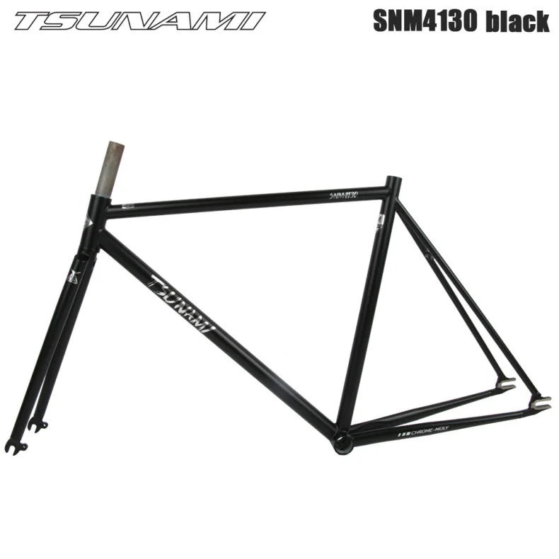 TSUNAMI SNM4130 Fixie Frame - Chromoly Steel 700C Performance