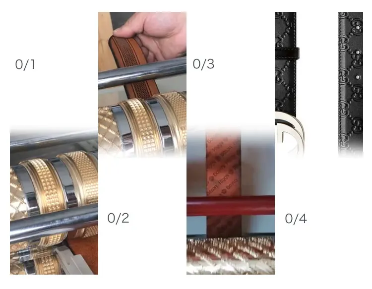 Leather Ironing Machine Leather Temperature Roller Plating Embossing