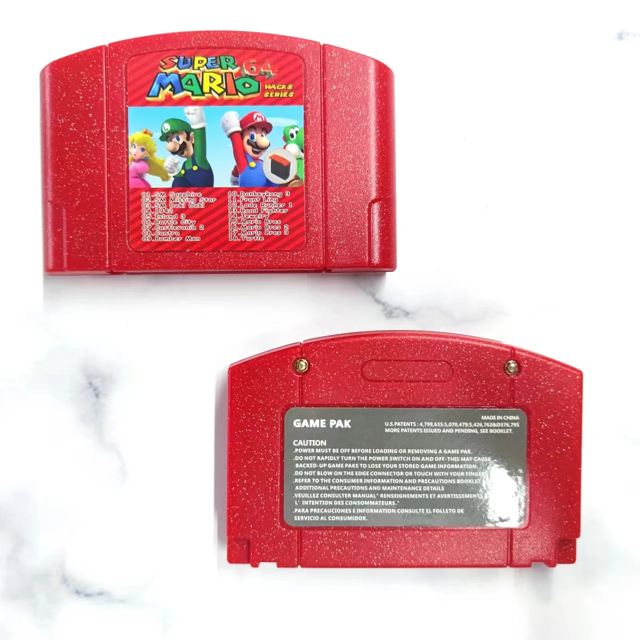 Red cartridge best sale n64 games