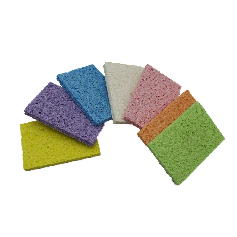 Волшебная Экологически чистая компрессионная целлюлозная губка кухонная для мытья посуды мойка