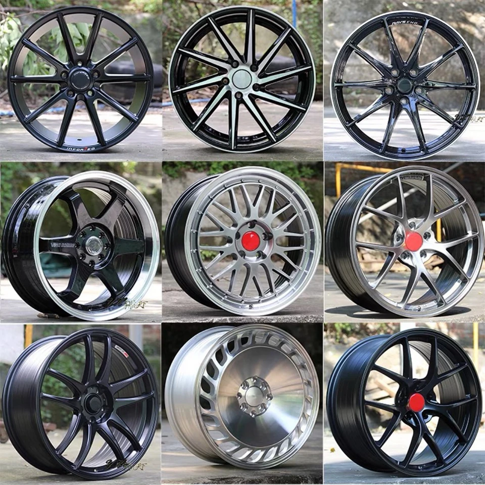 17-19inch Alloy Cast Wheel Rims Passenger Car Tires Wheel Hub Wholesale ...