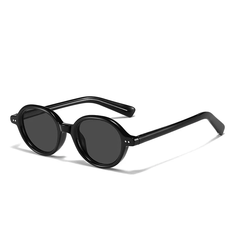 High-quality New Fashion Oval Frame TR90 Retro Polarized Stylish Luxury Sunglasses, Unisex With Custom Logo_voghion.com