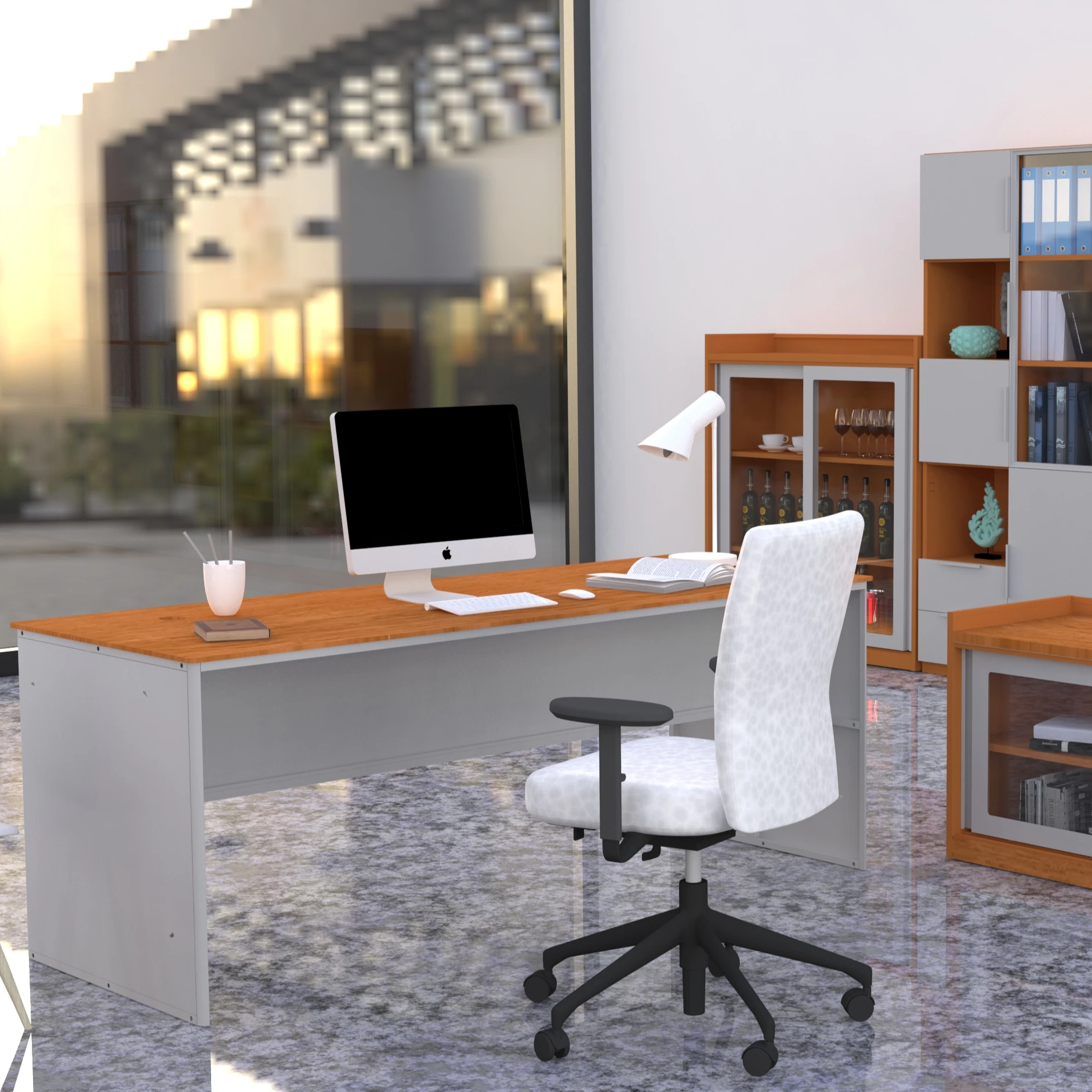 Ceo Boss Executive Table Office Computer Table Design Executive Desk Modern  L Shaped Desk High Tech Modern White Wood Building - Buy Crystal Office  Desk Name Plate Product on 