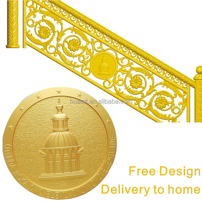 Simple Design Stair Hand RailYoocs Stair Luxury Metal Para Ventanas Moderne Handrail Bracket Wall Mount Railxtm Rail Balustrades