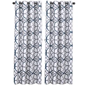 Hot Selling 100% Polyester Digital Printing Bedroom Drapes Blackout Curtains