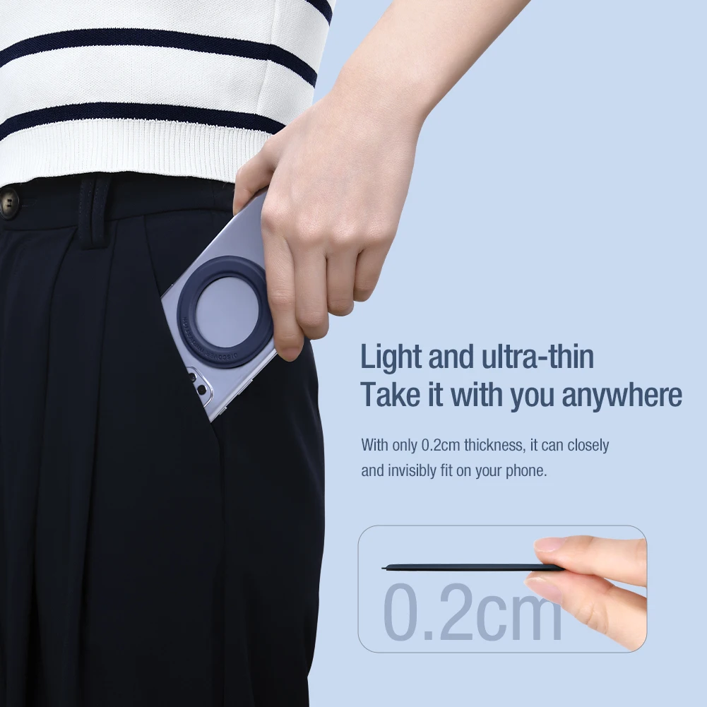 Универсальная магнитная наклейка Nillkin с магнитным кольцом, совместимая с аксессуарами magsafe для iPhone11 pro max/iphone XS maxX/XR/