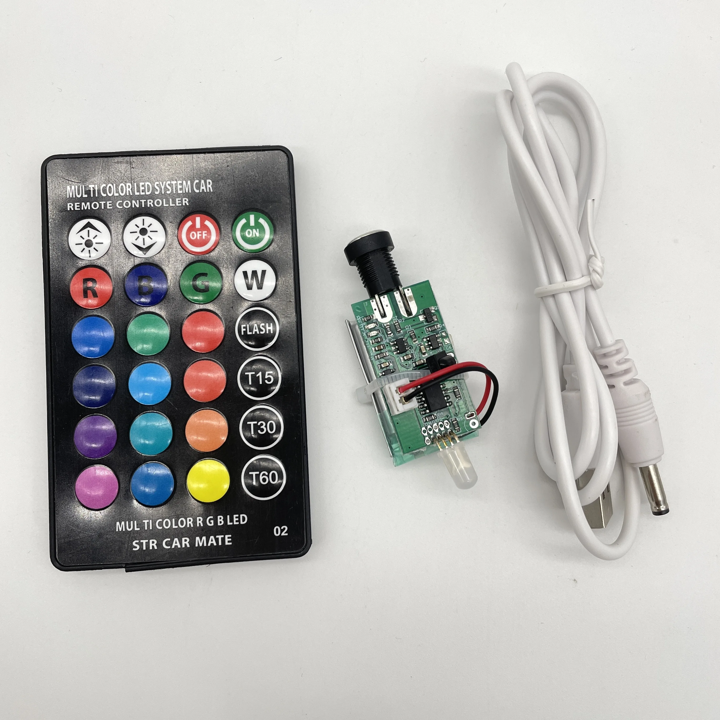 2022 New Version 7 Colors LED Electric Circuit Boards USB Rechargeable LED Light PCBA Product